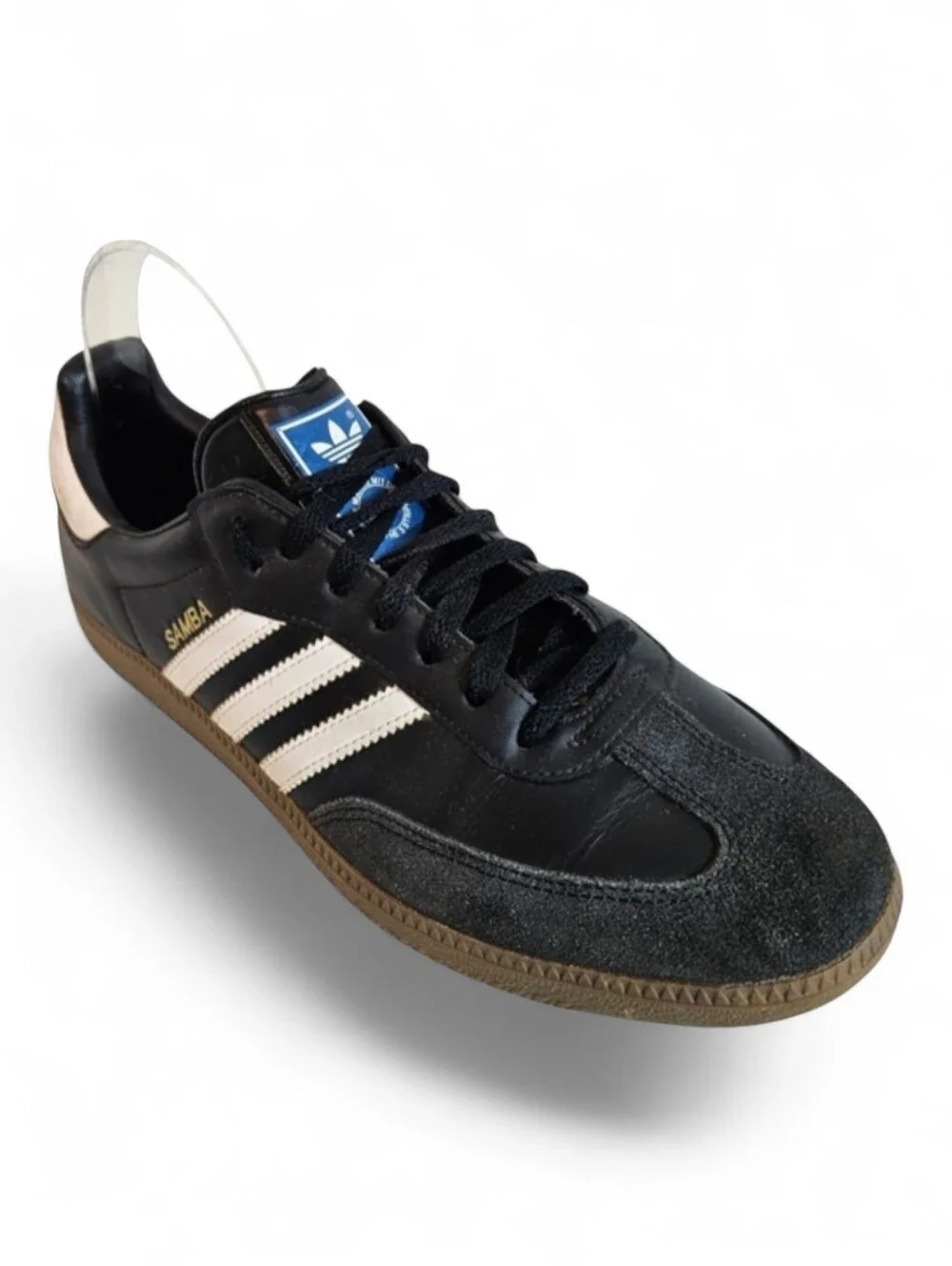 Adidas Samba OG Sneakers Men’s 11.5 Black White Gum Leather Classic
